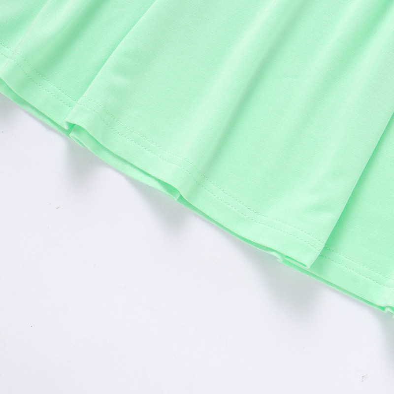 Girls 2T-10Y Summer Bamboo Twirl Dress Short Sleeve Mint Green